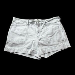 Abercrombie Kids Y2K Vintage Utility Blue Shorts Sz 14